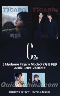 『費加羅 FIGARO MODE 2025年2月《趙柯淳C2版》（雑誌2冊＋公式カード6枚）』