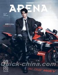 『ARENA HOMME PLUS時尚競技場 2025年8月A版（キム・ミンギュ金旻奎、公式カード9枚＋公式ポスター1枚）』 