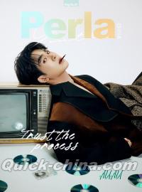 『Perla 2025年8月B版（Auau、公式カード7枚＋公式ミニポスター1枚）』 