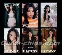 『FUNNY 2025年G版6冊セット（李柯以、公式カード24枚＋公式ポスター6枚）』 