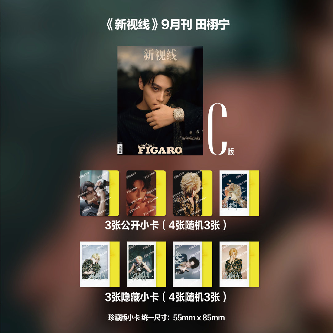 中国雑誌 費加羅 『Madame Figaro 費加羅2025年9月 C版（田栩寧