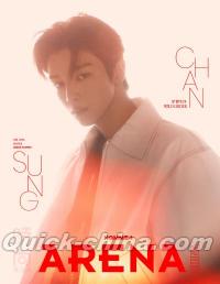 『ARENA HOMME PLUS時尚競技場 2026年6月C版（ソンチャンSUNGCHAN／RIIZE、公式カード3枚）』 