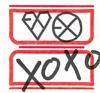 mc39663 1st Album XOXO（Kiss Version）預購版（台湾版）（海報、はがき付き）